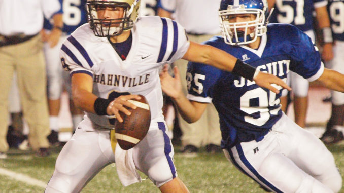 Hahnville quarterback Easton Melancon