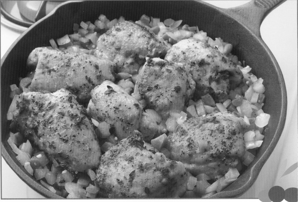 Recipe: Mirepoix chicken skillet