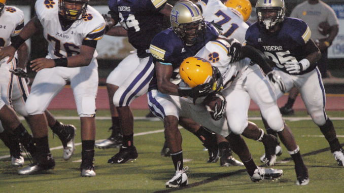 The Hahnville defense