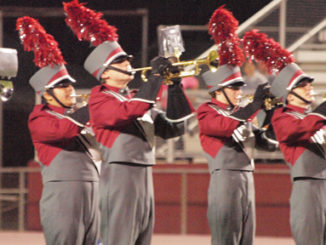 The Destrehan High School marching band
