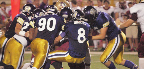 The Hahnville defense