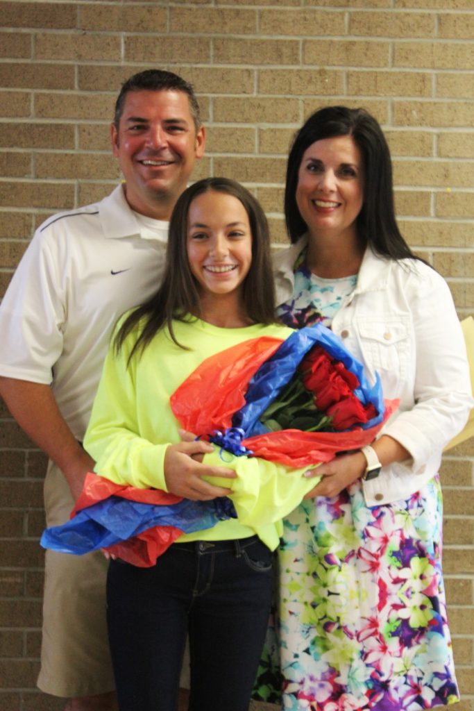 J B Martin Middle School Names 2016 17 Student Of The Year