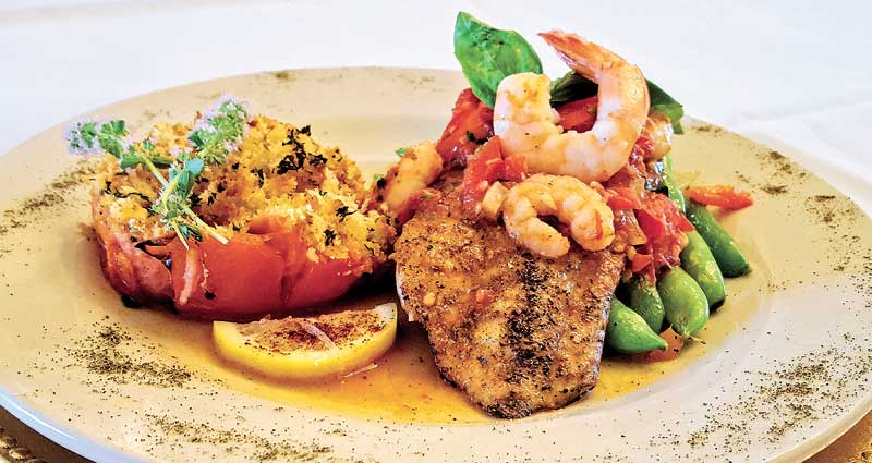 Broiled Redfish Shrimp Creole - St. Charles Herald Guide
