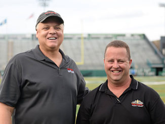 Bobby Hebert (left) with Kristian Garic.
