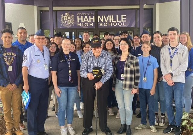 Hahnville JROTC honors WWII vet on 97th birthday - St. Charles Herald Guide - Vimarsana News