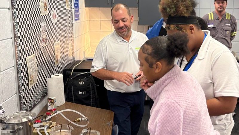 IMTT brings hands-on learning, real world experience to Cammon lesson
