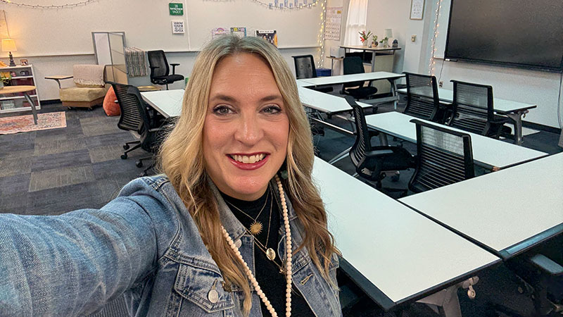 Satellite Center teacher preparing the next generation of educators
